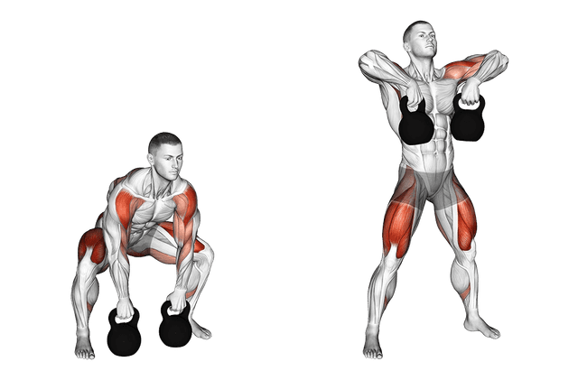 Kettlebell high pull Kettlebell high pull — exercice musculation