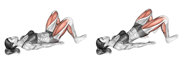 Glute bridge Glute bridge — exercice musculation