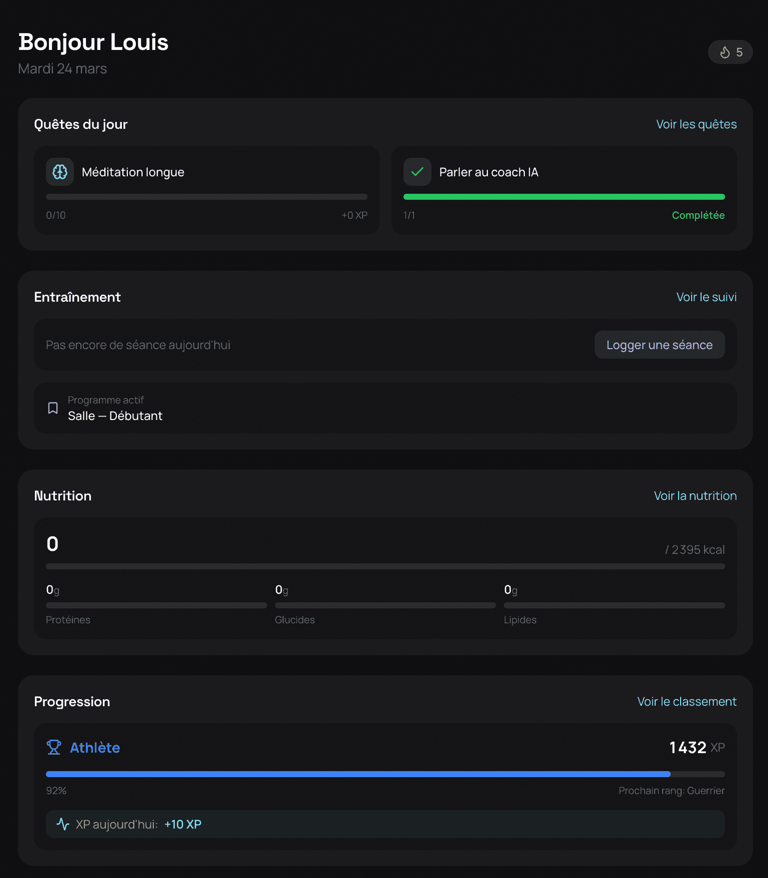 Votre journée commence ici